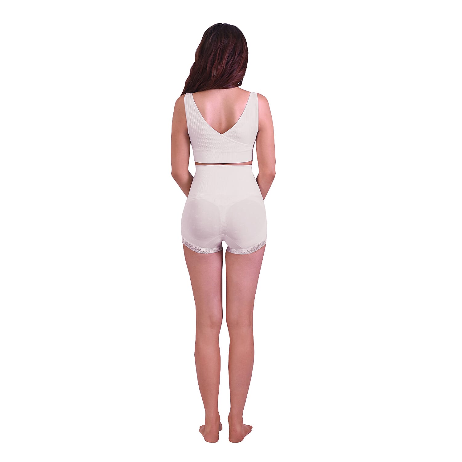 SANKOM Patent Organic Cotton Support & Posture Bra - XXXL | Ivory