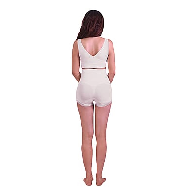 SANKOM Patent Organic Cotton Support & Posture Bra - XXXL | Ivory