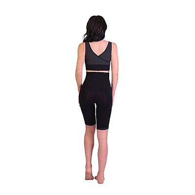 SANKOM Patent Classic Lace Mid-Thigh Shaper with Lace - S/M | Black
