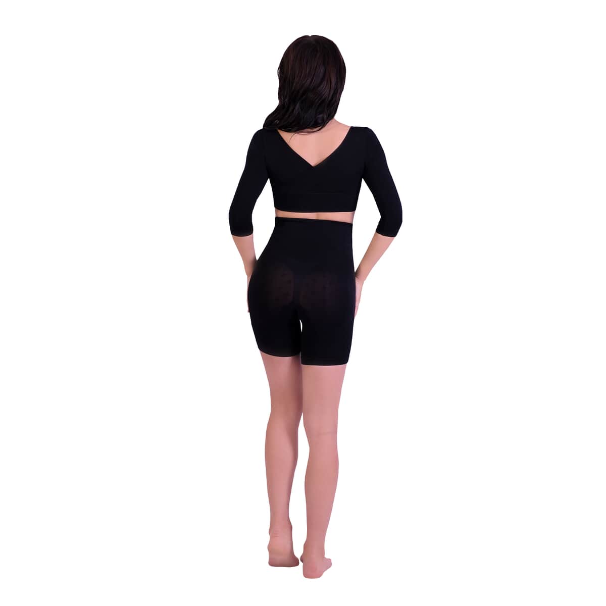 Sankom Patent Classic Mid-Thigh Shaper - L/XL , Black image number 4