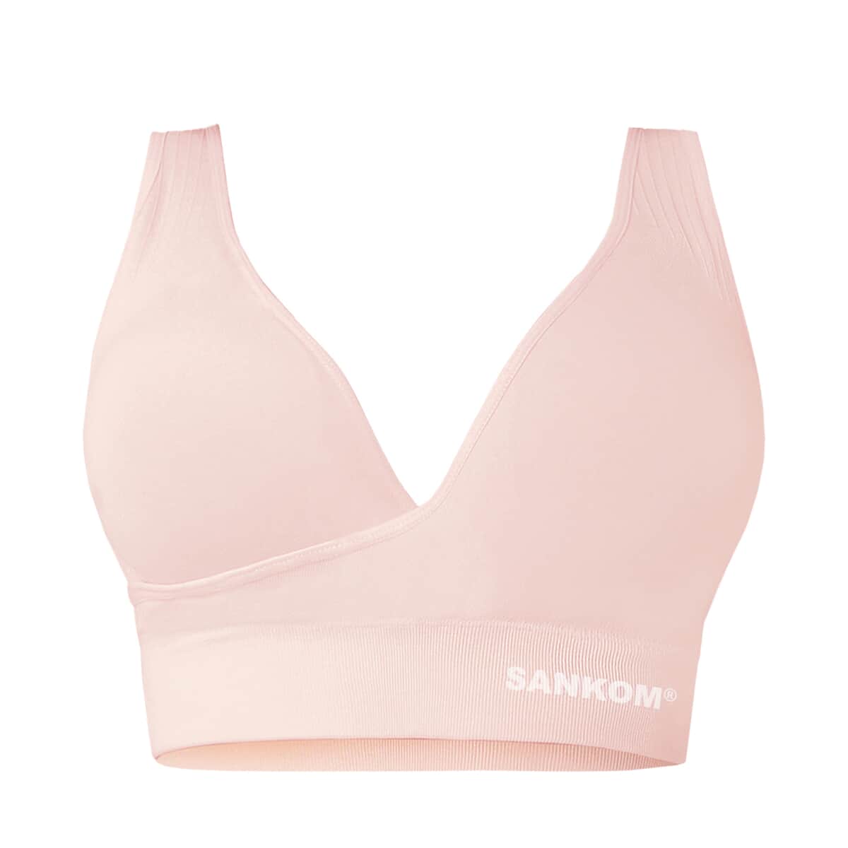 Buy Sankom Patent Classic Support & Posture Bra - (M/L, Light Pink