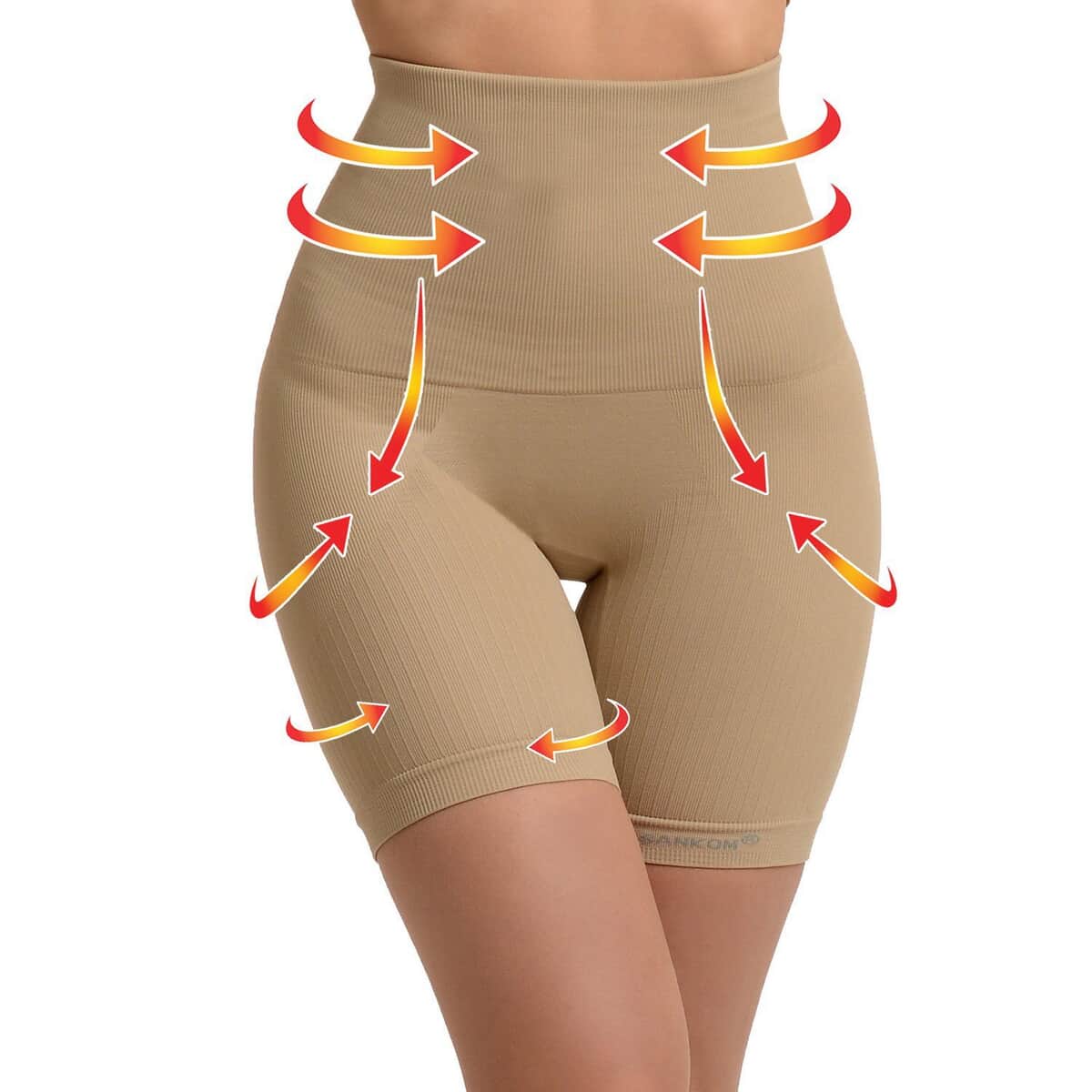 SANKOM Patent Classic Mid-Thigh Shaper - XXL | Beige image number 4