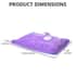 HOMESMART Rechargeable Hand Warmer Pillow Heating Bag Electric Hot Water Bottle -Purple image number 3