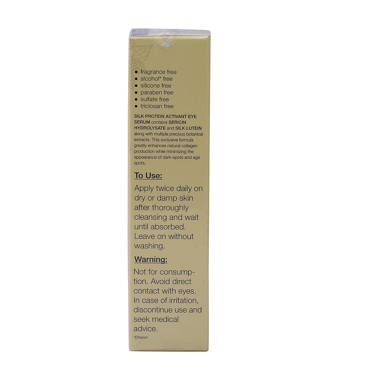 ZILKOLIG Eye Serum Made from Thailand Silk Protein 15 g/0.5oz image number 4