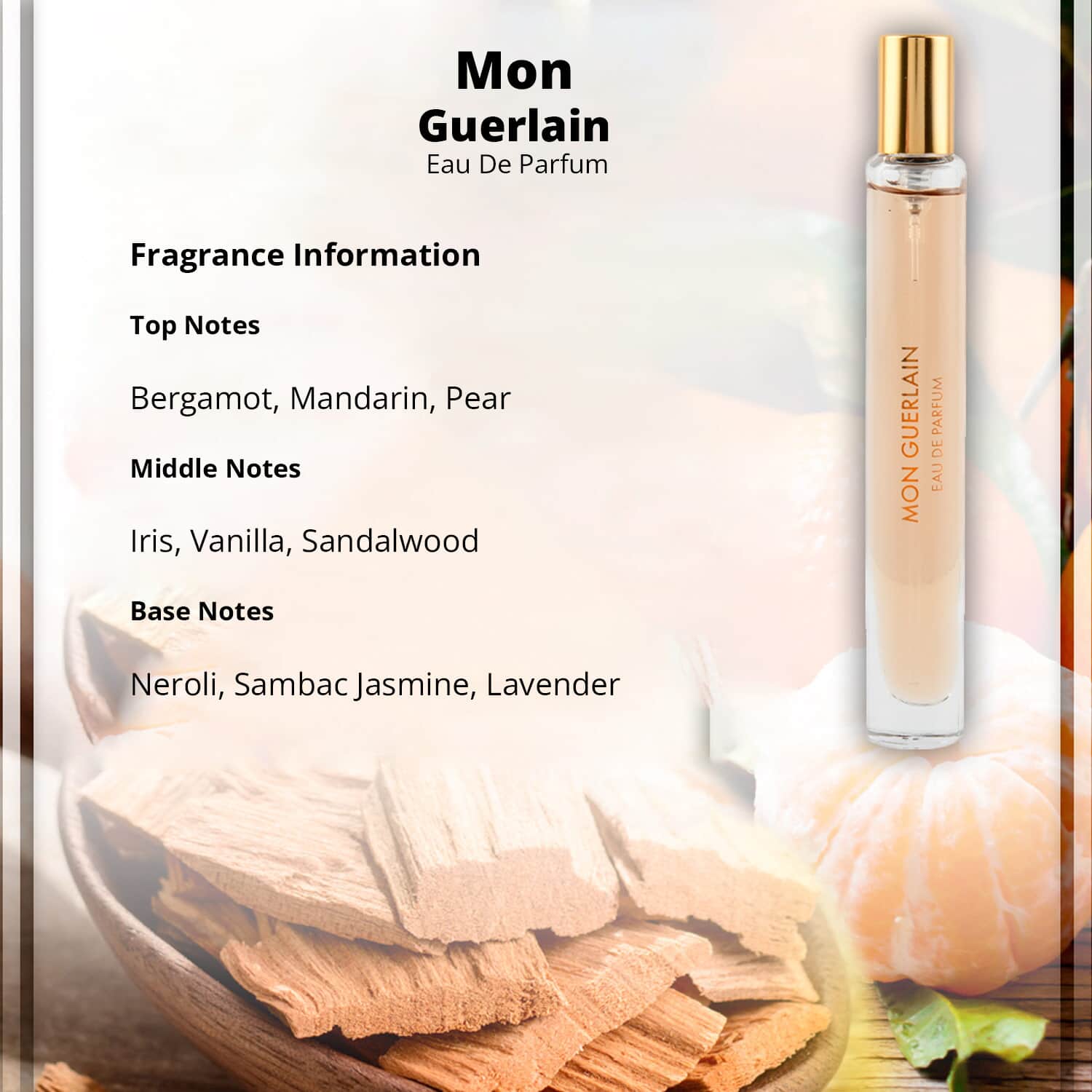 Buy Mon Guerlain W Eau De Parfum 0.3 Oz Spray Perfume Spray