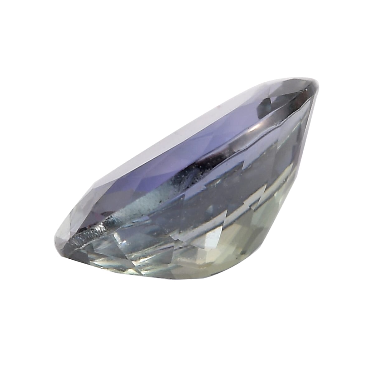 Green Tanzanite (Ovl 7.5x5.5 mm) 0.84 ctw