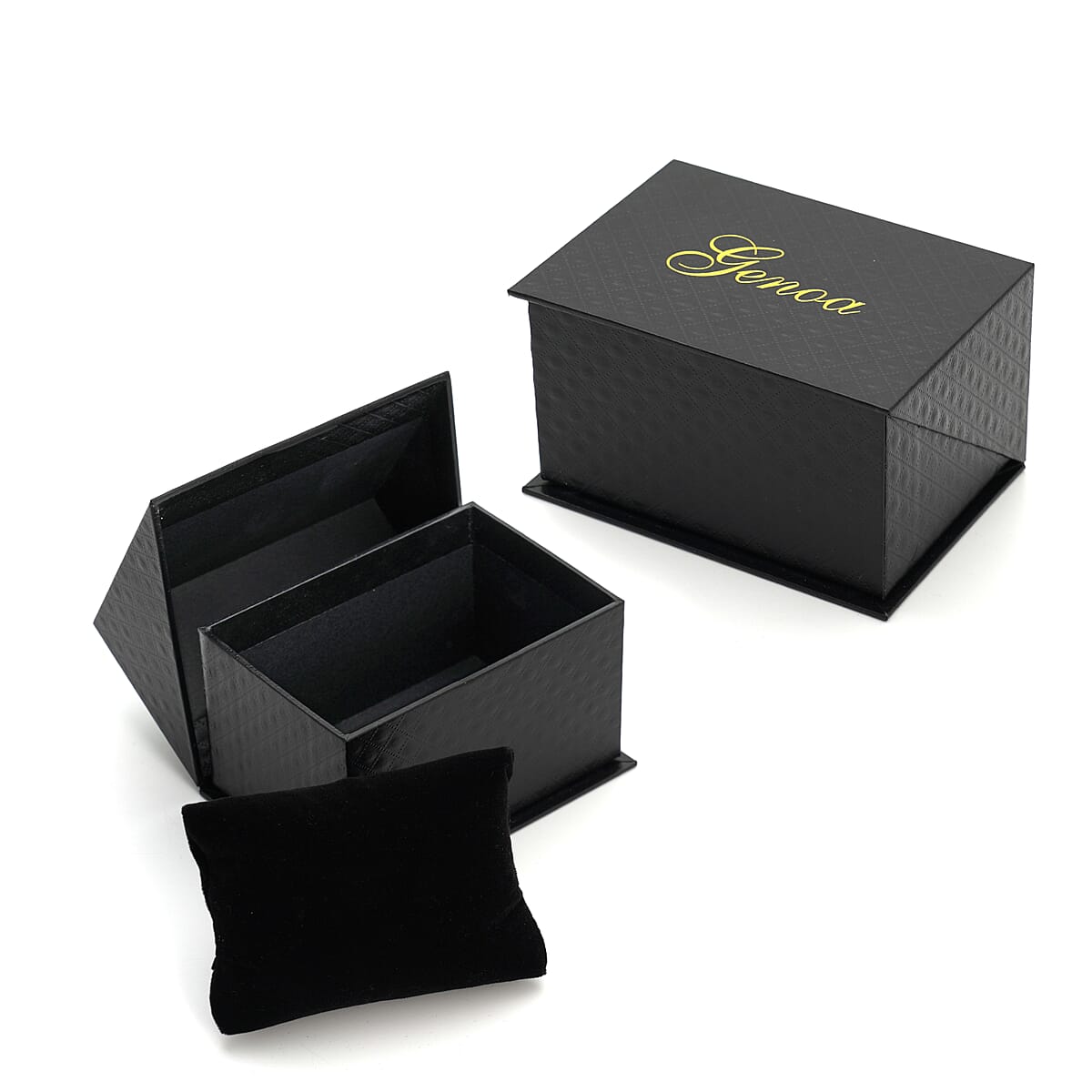 GENOA Miyota Japanese, Electronics China Movement Men's Watch in ION Plated Blue Stainless Steel | Designer Bracelet Watch | Analog Luxury Wristwatch image number 5