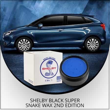 SHELBY Super Snake 2nd Edition Wax With Microfiber Cloth For Deep Gloss and Shine, Nano Ceramic Technology, Hydrophilic Glossy Finish image number 1