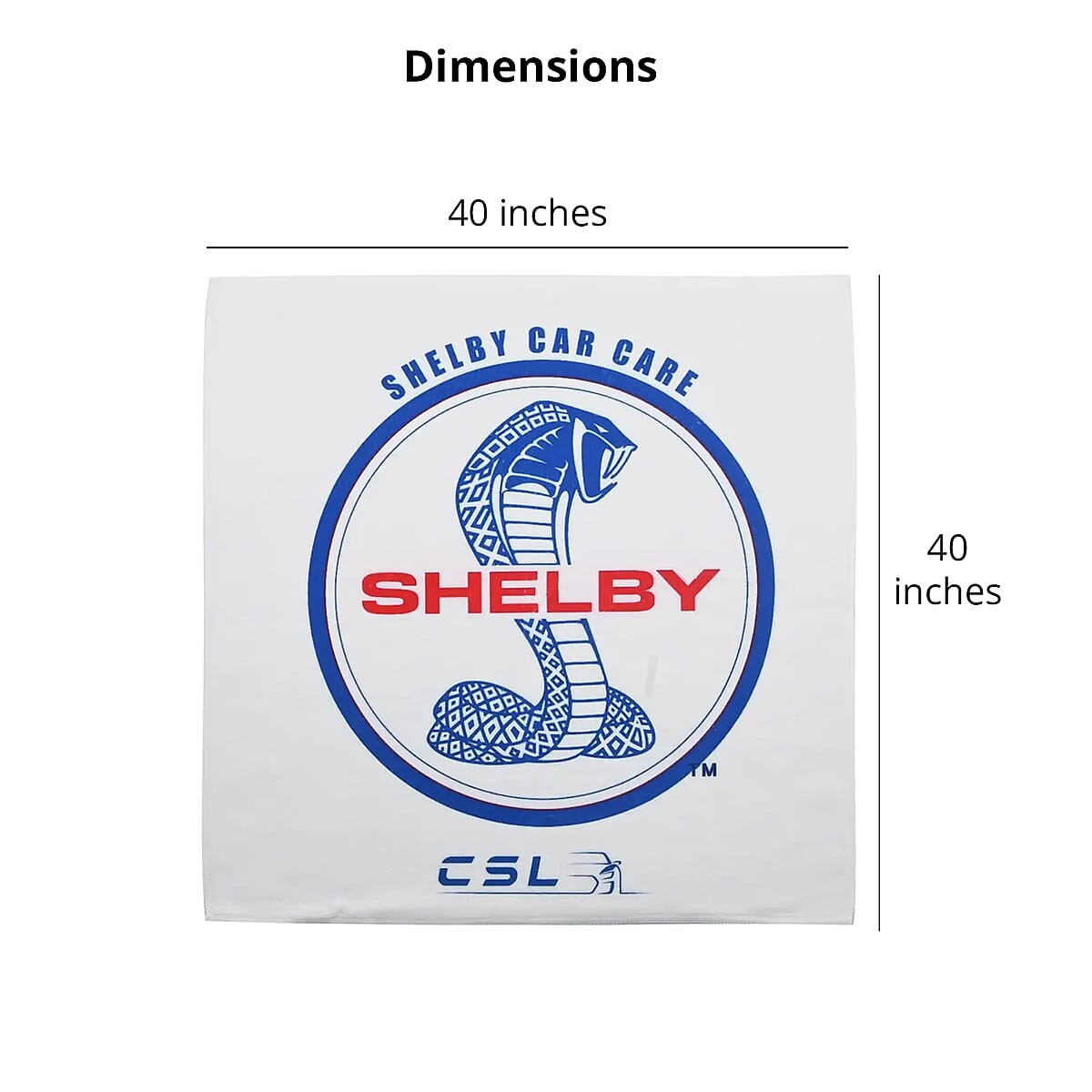 Shelby White Machine Washable, Quick Drying, Reusable, Ultra-Soft Microfiber Printed Wash Cloth With Signature Logo For Home Kitchen Car Bike Laptop Cleaning image number 5