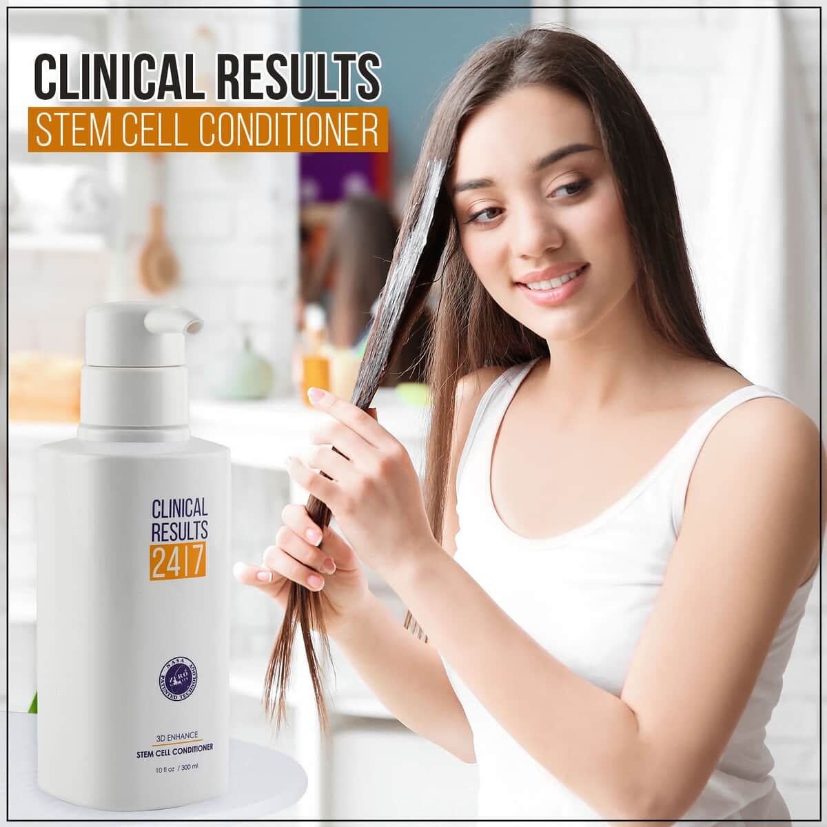 Clinical Results NASA 3D Thick & Full Stem Cell Conditioner 10 oz (Made In USA) image number 1