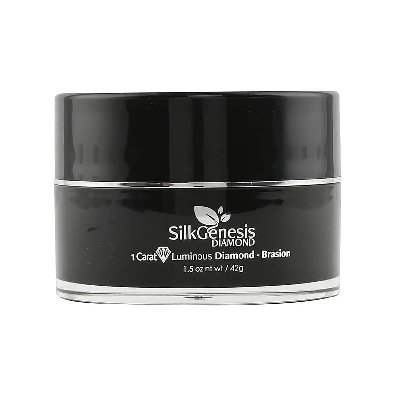 Silk Genesis Luminous Diamond Brasion Facial Scrub Exfoliates Skin Reduce Lines Wrinkles
