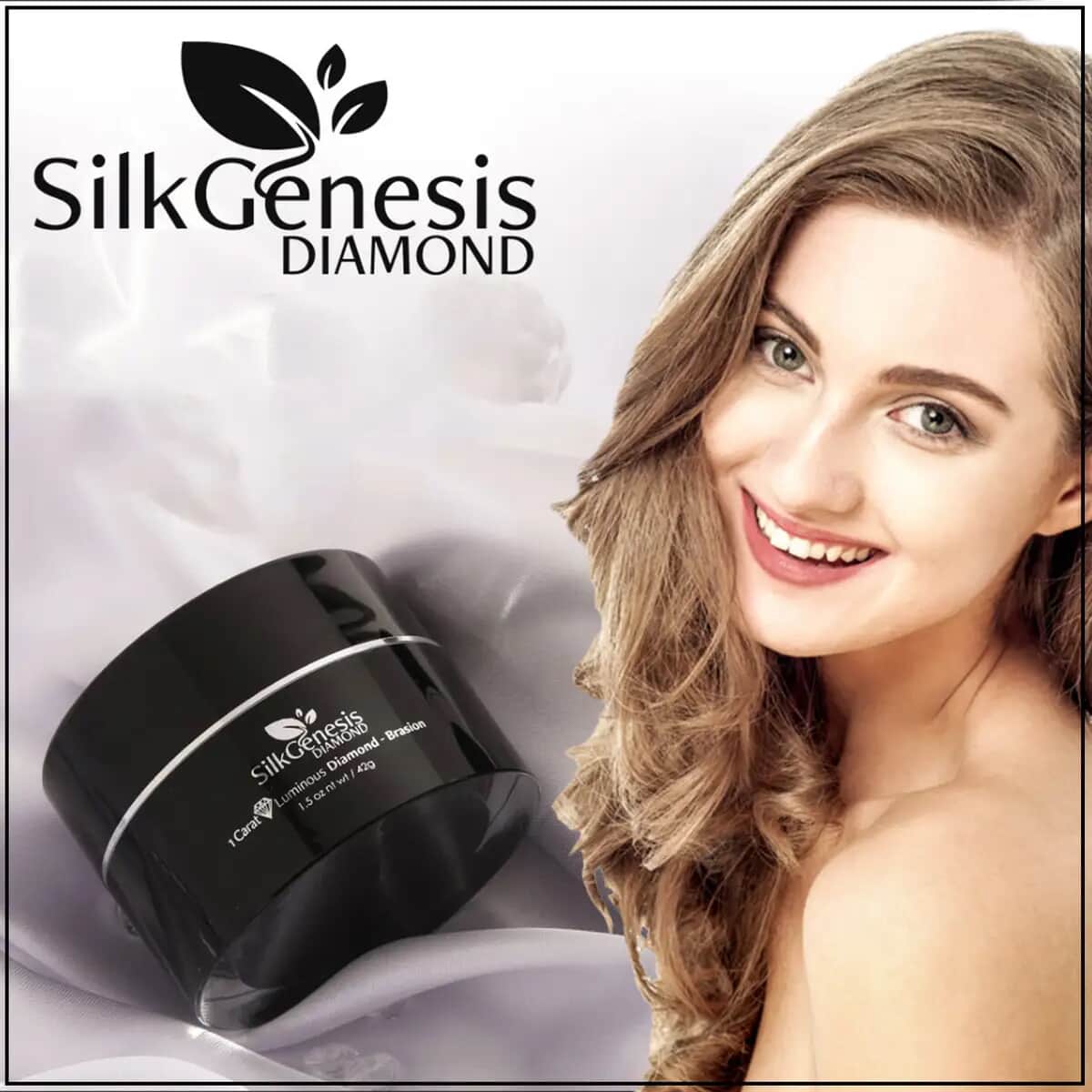 Silk Genesis Luminous Diamond Brasion Facial Scrub Exfoliates Skin Reduce Lines Wrinkles image number 3