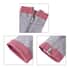 Set of 2 Pairs Gray Zipper Compression Socks with Open Toe (L/XL)-15-20mmHg image number 5