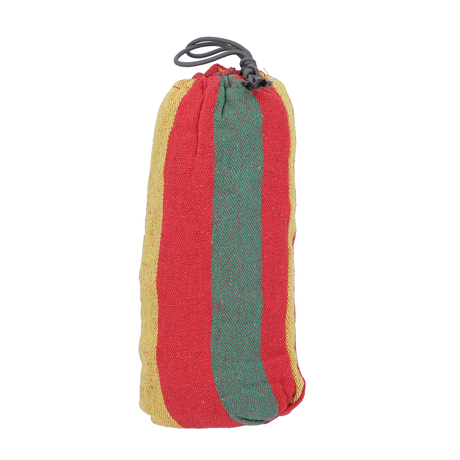 Homesmart Indoor Outdoor Colorful Striped Canvas Camping Hammock-Red