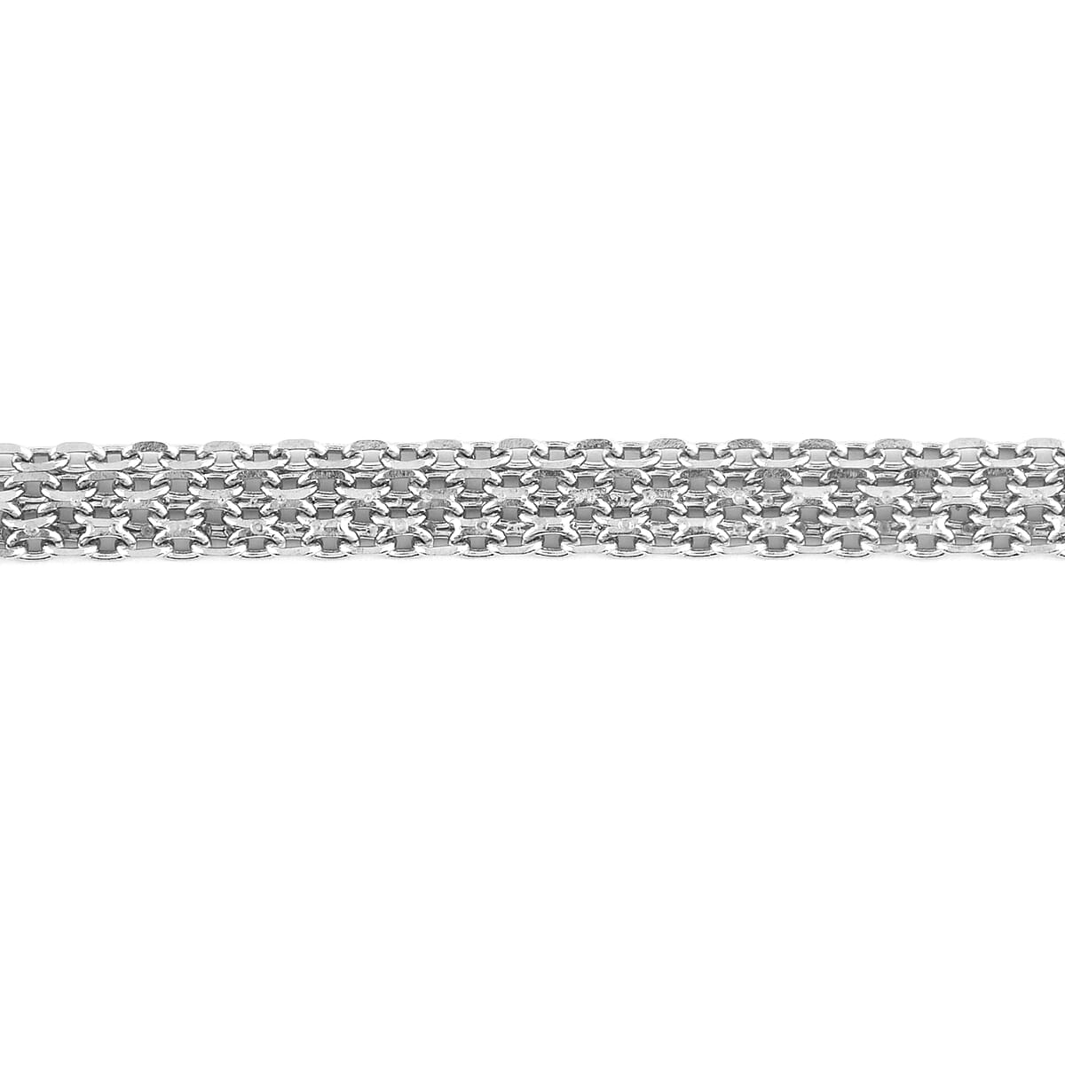 Linked Necklace 24 Inch in Stainless Steel 12.70 Grams image number 1