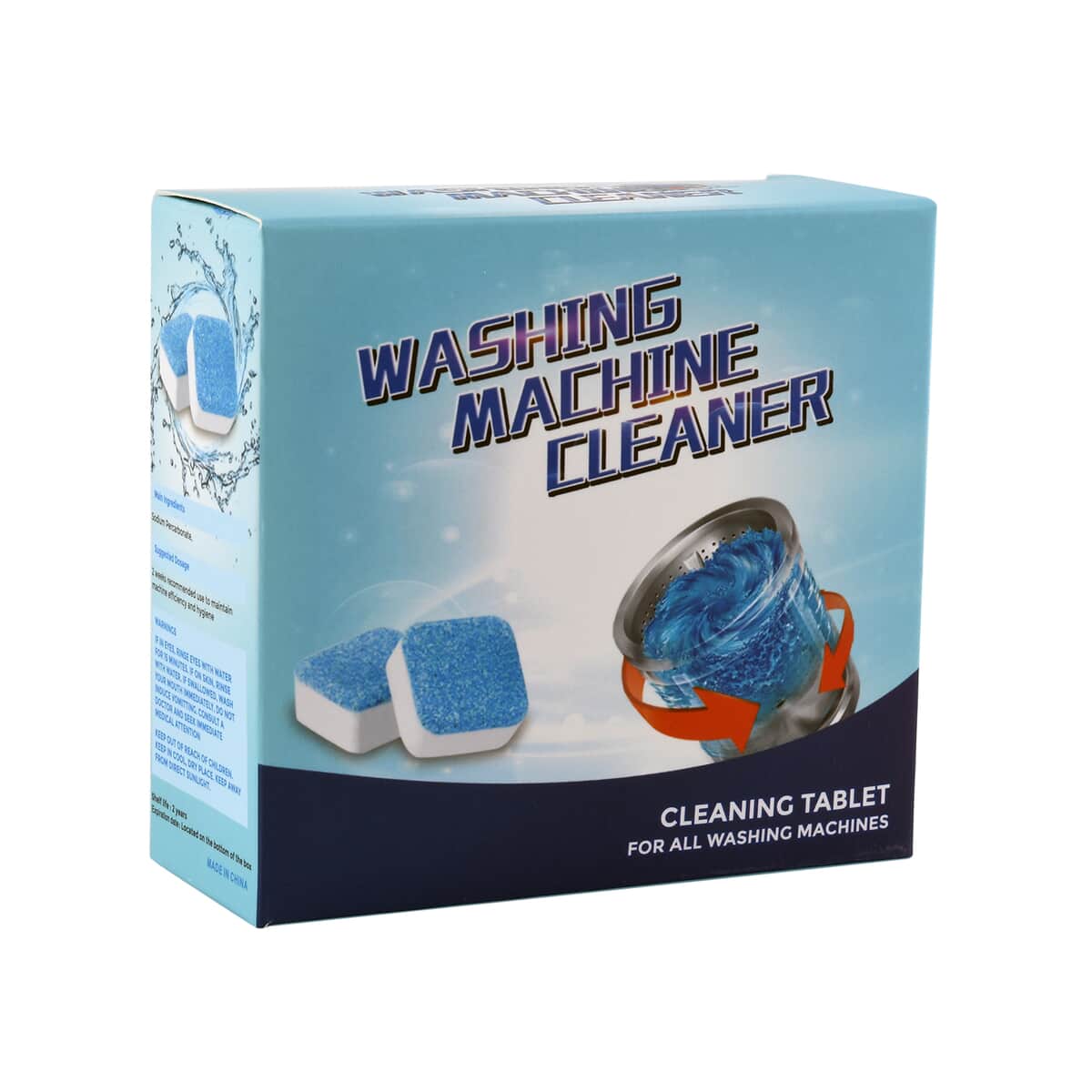 Set of 24 Washing Machine Cleaner - White & Blue image number 1