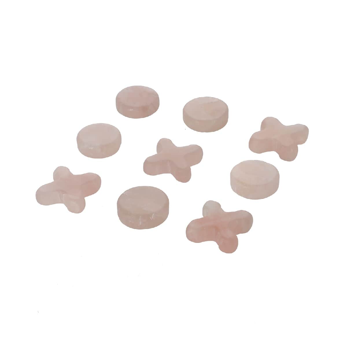 Multi Color Wood, Rose Quartz Crystal Puzzle Tic Tac Toe image number 4