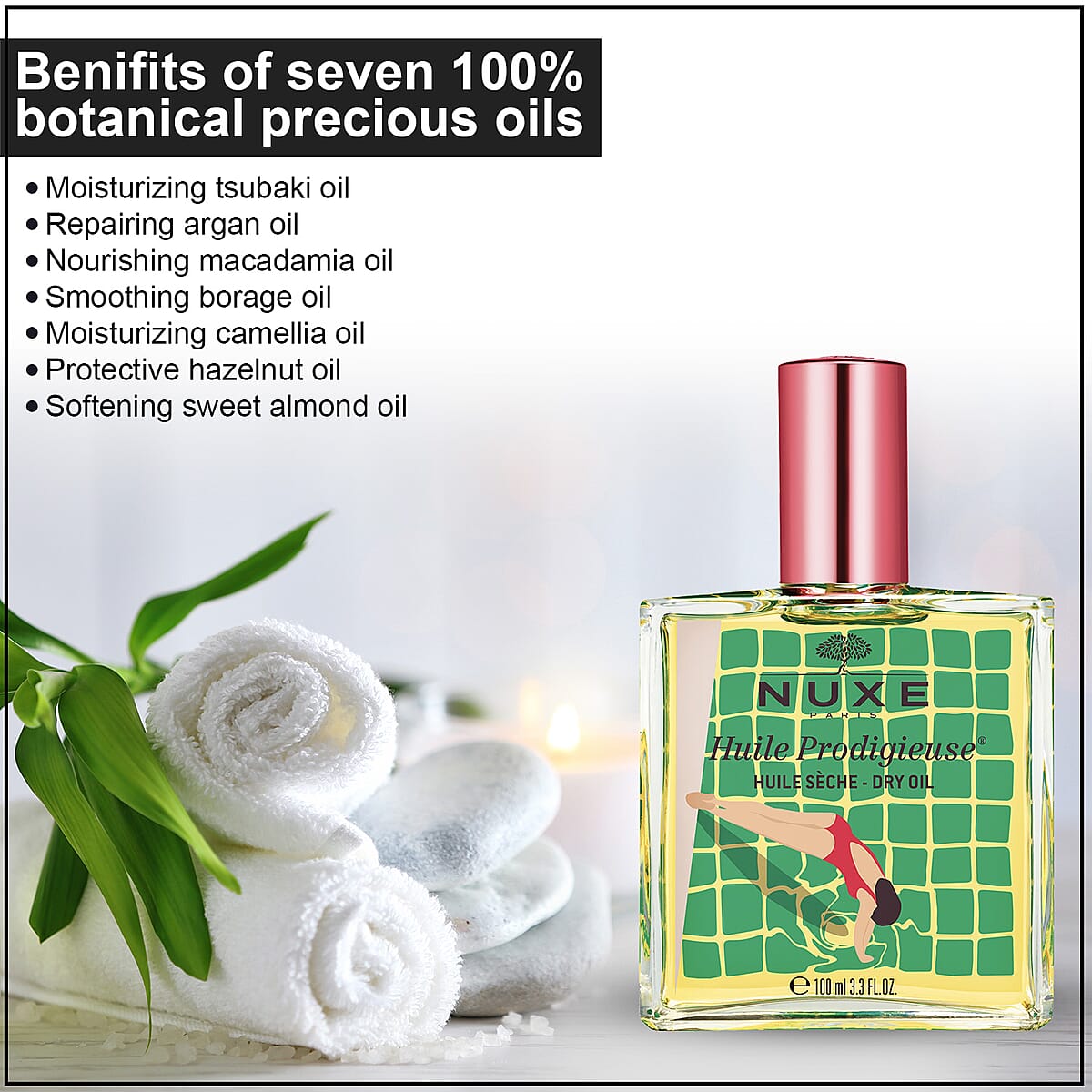 Nuxe Lhuile Prodigieuse - Limited Edition Dry Oil 100ML/3.3oz - Red Lid image number 2