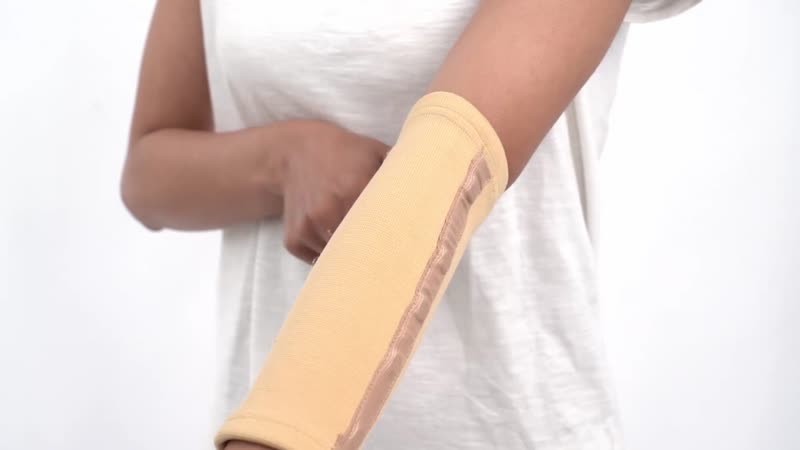 Set of 2 Elastic Elbow Support Sleeve Compression- (M/L)