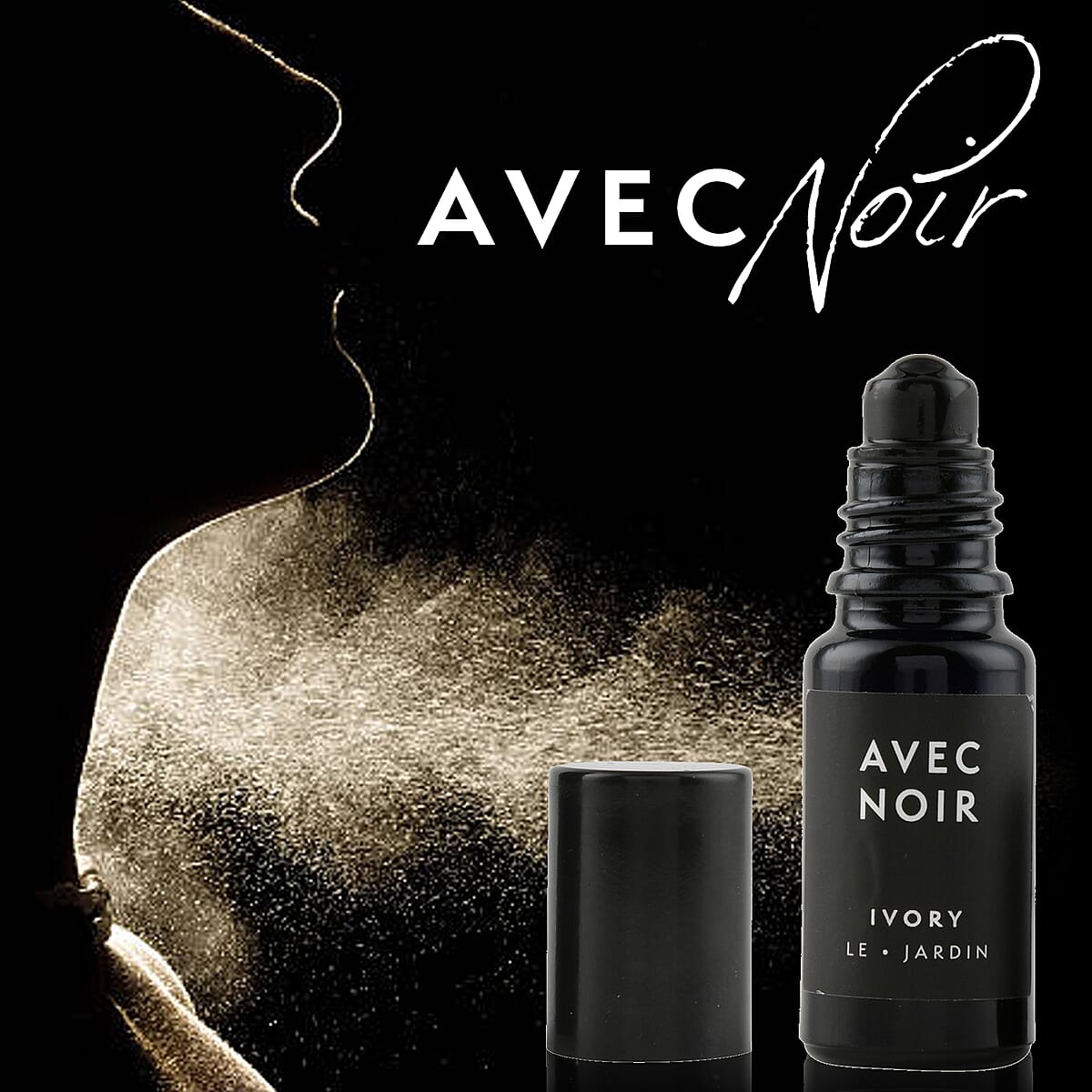 Avec Noir Ivory Perfume Huile De Parfum Mild Long Lasting Aroma Fragrance 10 ml image number 1