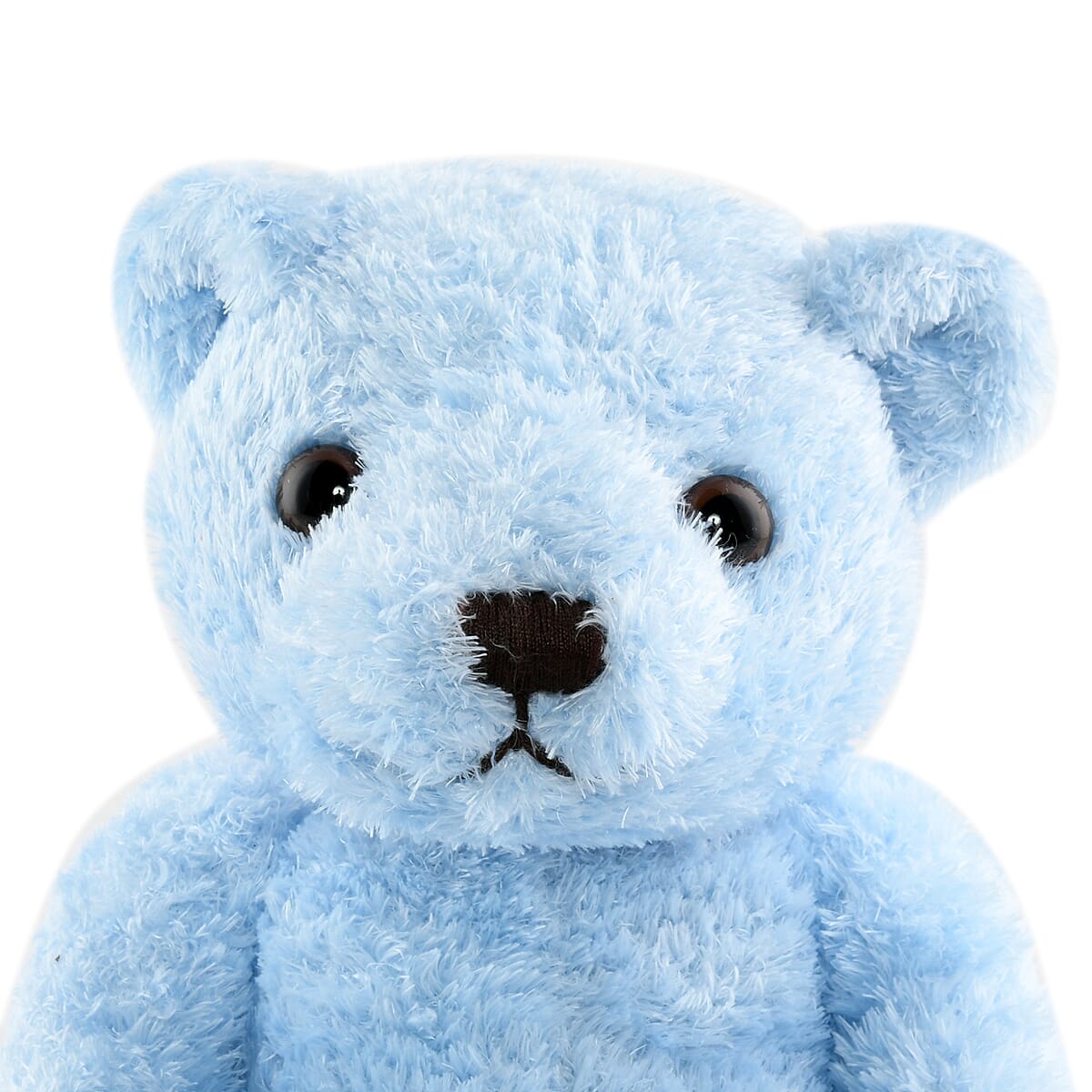 Plush Fabric, Soft-Toy, Huggable 12-inches Stuffed, Blue Teddy Bear image number 4