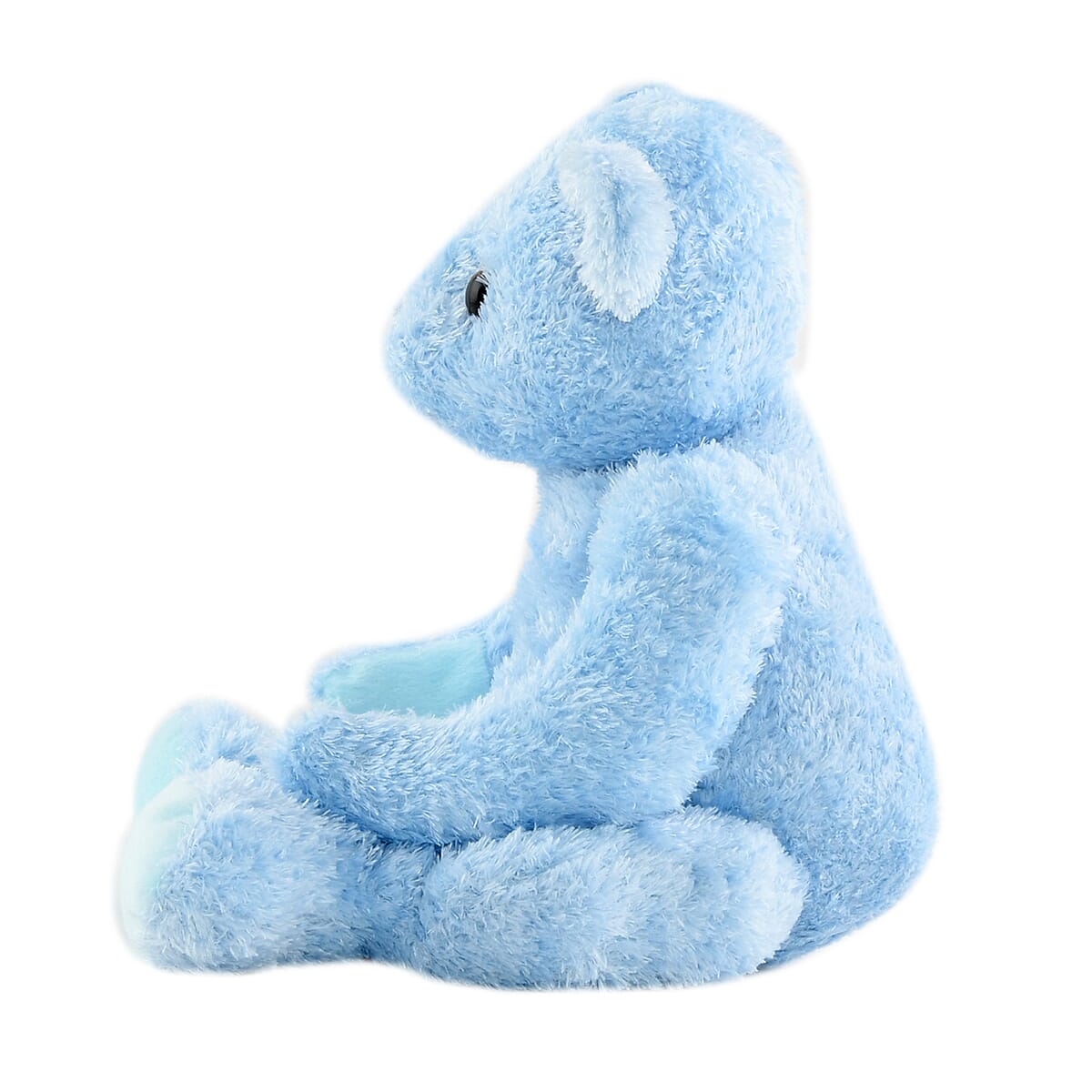 Plush Fabric, Soft-Toy, Huggable 12-inches Stuffed, Blue Teddy Bear image number 5