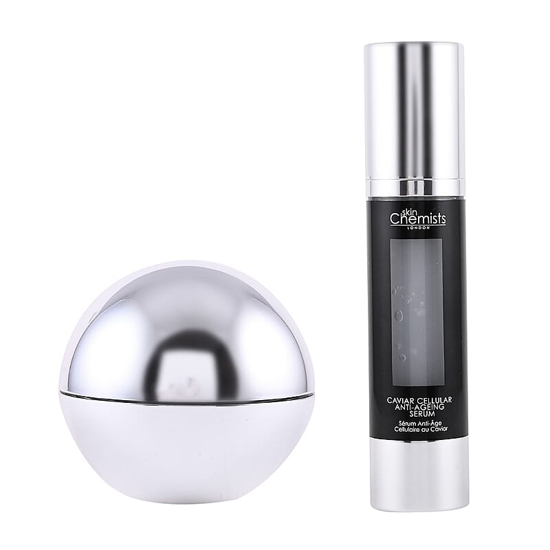 Skin Chemist Anti-Ageing Caviar Serum & Night Moisturizer Duo