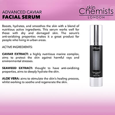 Skin Chemist Anti-Ageing Caviar Serum & Night Moisturizer Duo