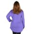 LEMON TART Purple Nelly Notch Collar Sleep Shirt - XL image number 1