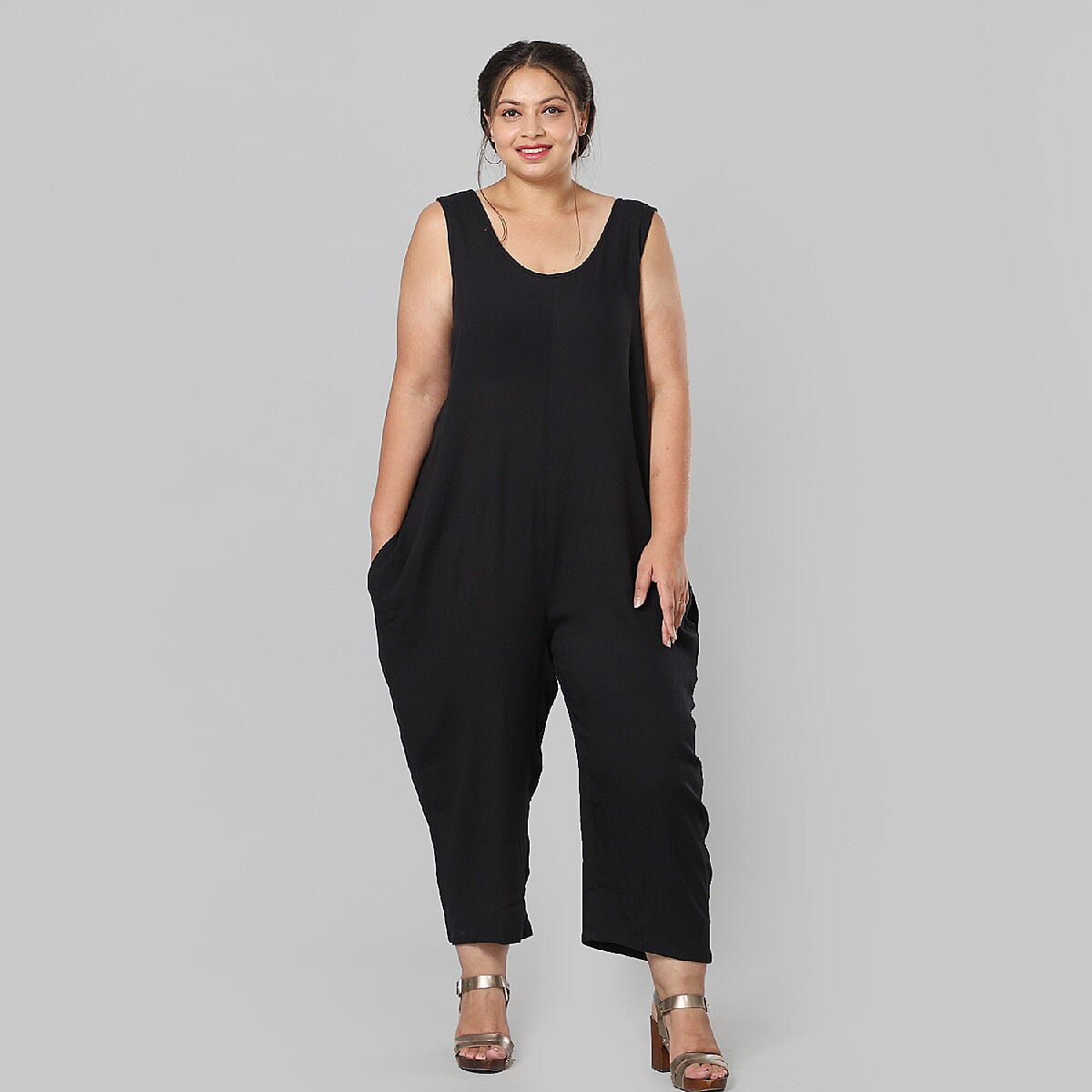 JOVIE Black Tie Dye Jumper - L image number 1