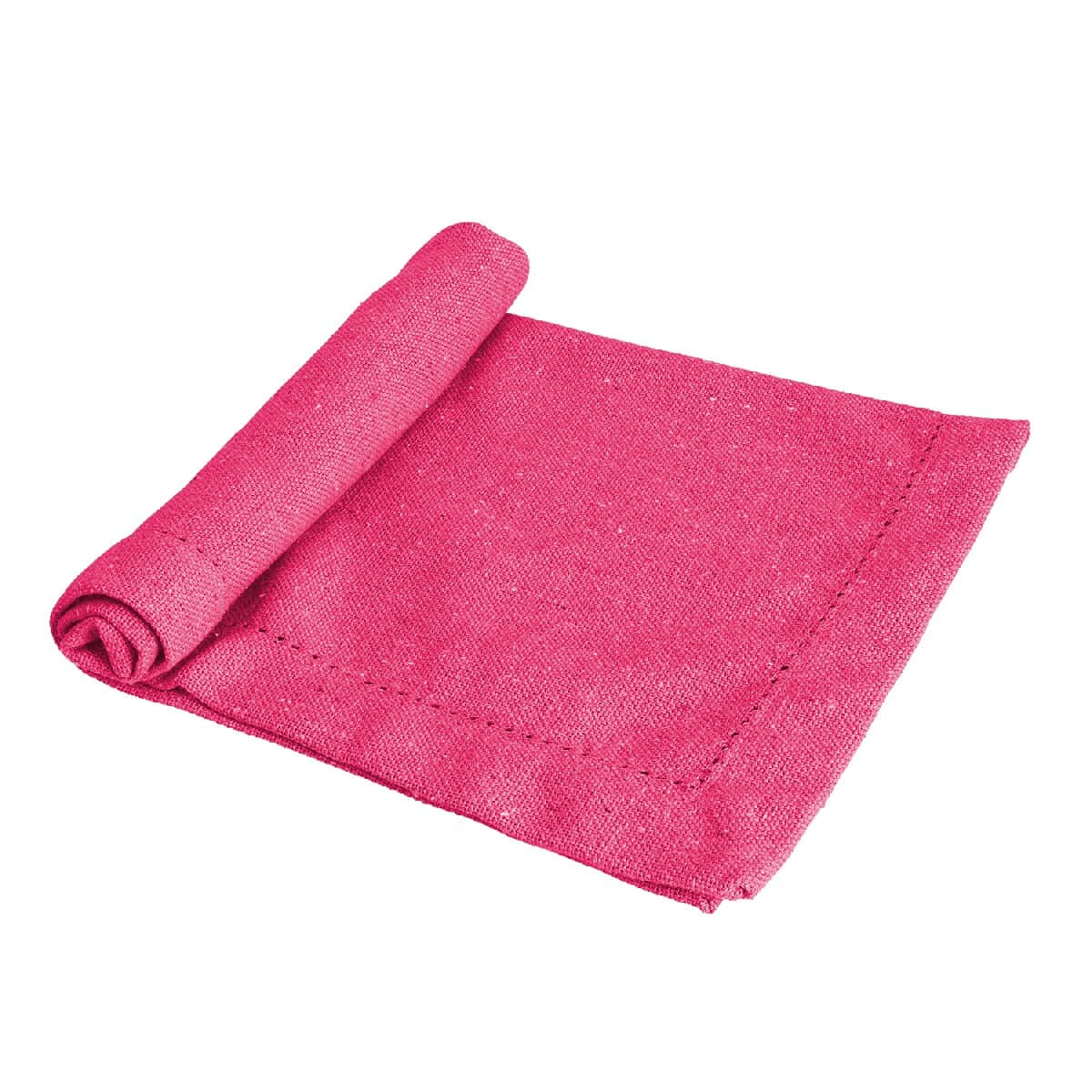 Set of 12 Pink 100% Cotton Table Napkins image number 5