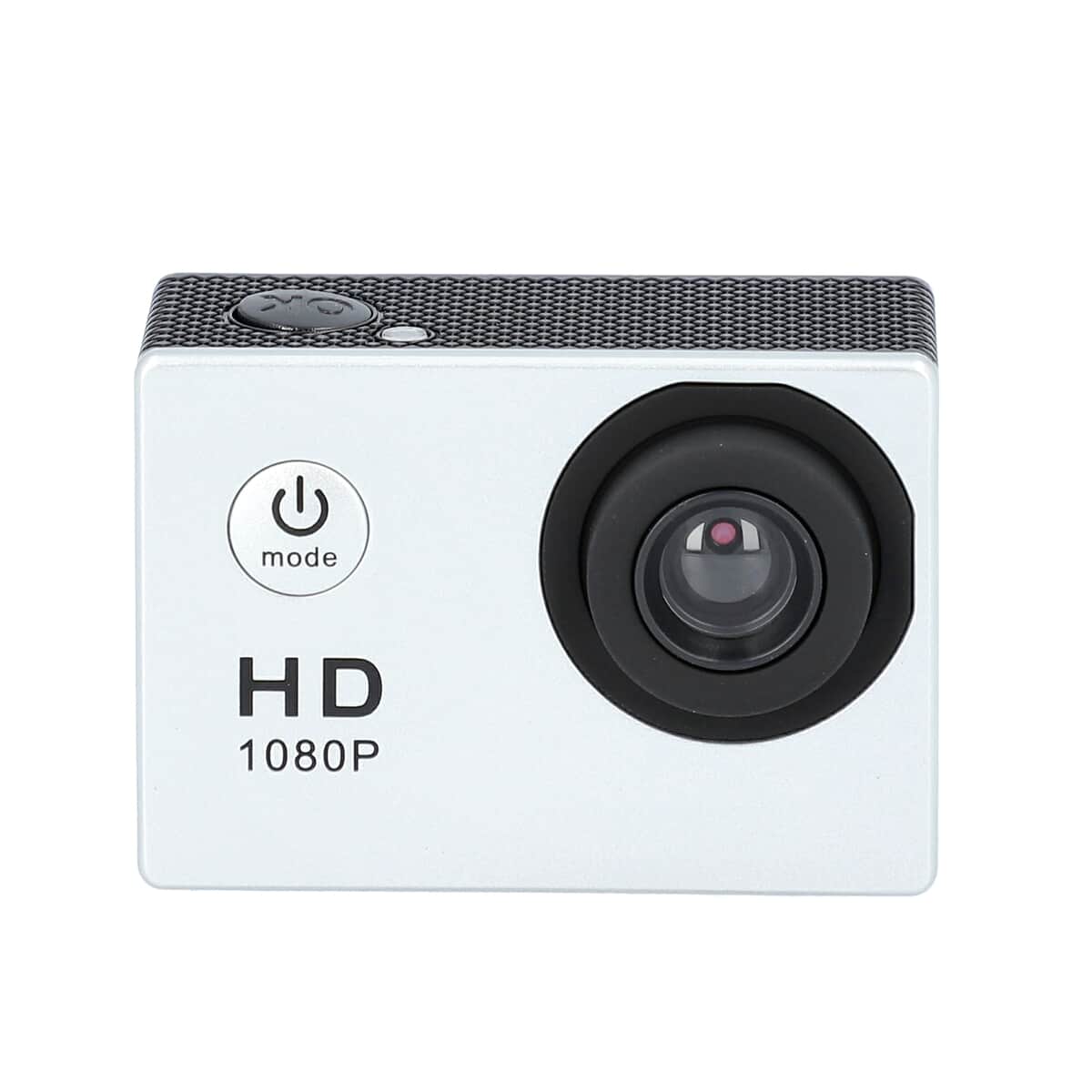 Waterproof 1080P Action Camera with 8GB TF Cards - White image number 0
