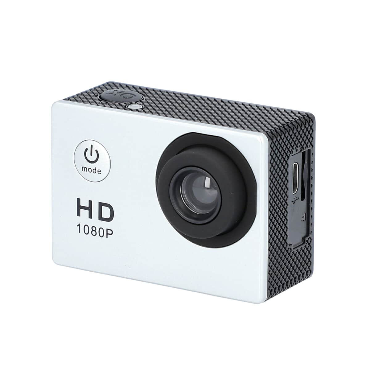 Waterproof 1080P Action Camera with 8GB TF Cards - White image number 1