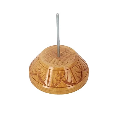 Seed Bead Spinner with Big Eye Beading Needle, Wooden Spin and String Beading Spinner Jewellery Making Tool with Curved Needle