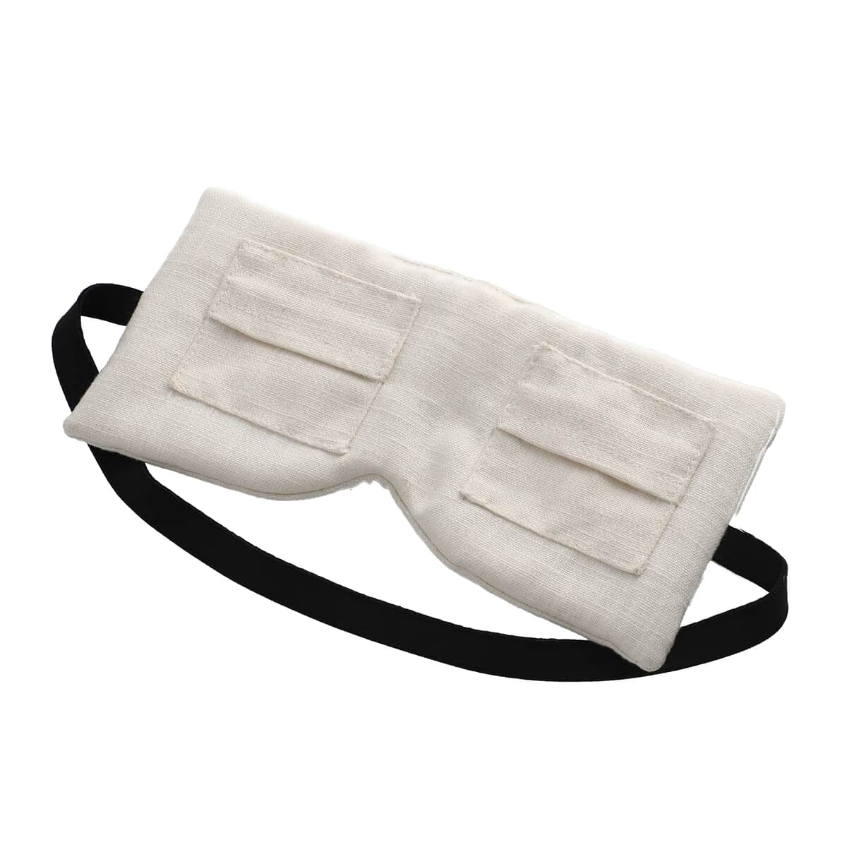 Cotton, Eye Pillow With Pockets & Removable Quartz For Eye Rejuvenation image number 6
