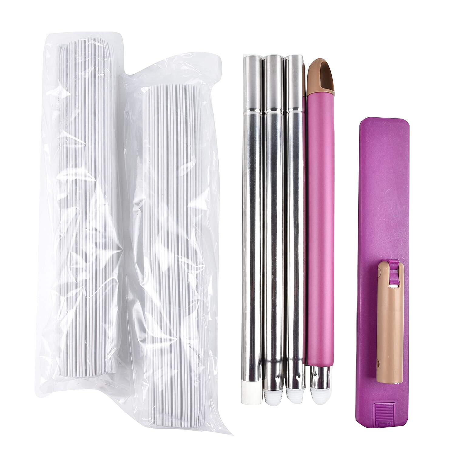 Homesmart PVA & Stainless Steel Mini Sponge Mop with Cleaning Bucket - Purple & Gold