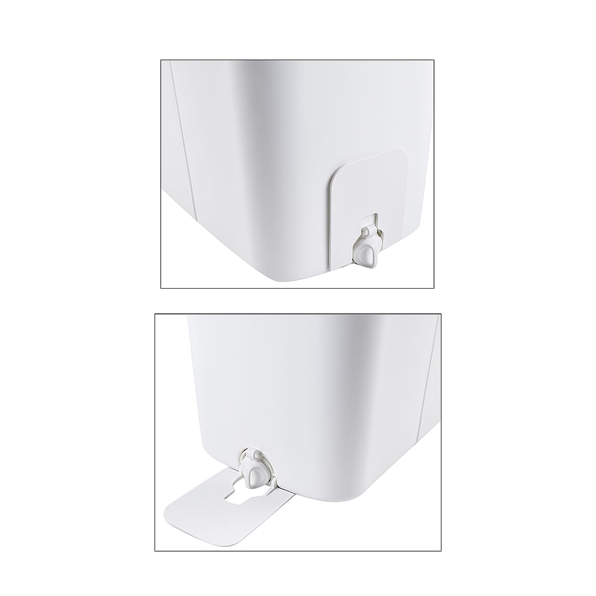 Homesmart PVA & Stainless Steel Mini Sponge Mop with Cleaning Bucket - White & Gold image number 5