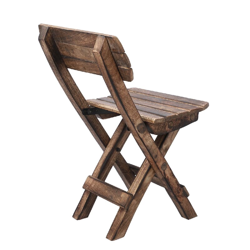 Handcrafted Set of 2 Piece Wooden KD Chair
