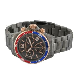 Oceanaut Baltica Special Edition Swiss Parts Quartz Movement Stainless Steel Watch with Black Dial (42mm) , Designer Bracelet Watch , Analog Luxury Wristwatch