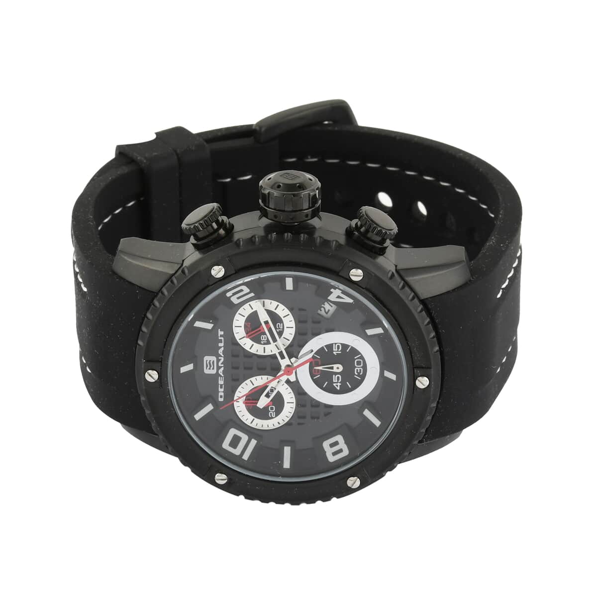 Oceanaut Impulse Sport Quartz Movement Watch with Black Silicone Strap 45mm image number 2