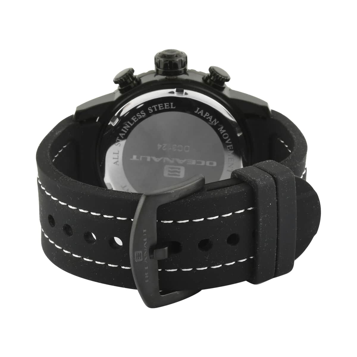 Oceanaut Impulse Sport Quartz Movement Watch with Black Silicone Strap 45mm image number 3