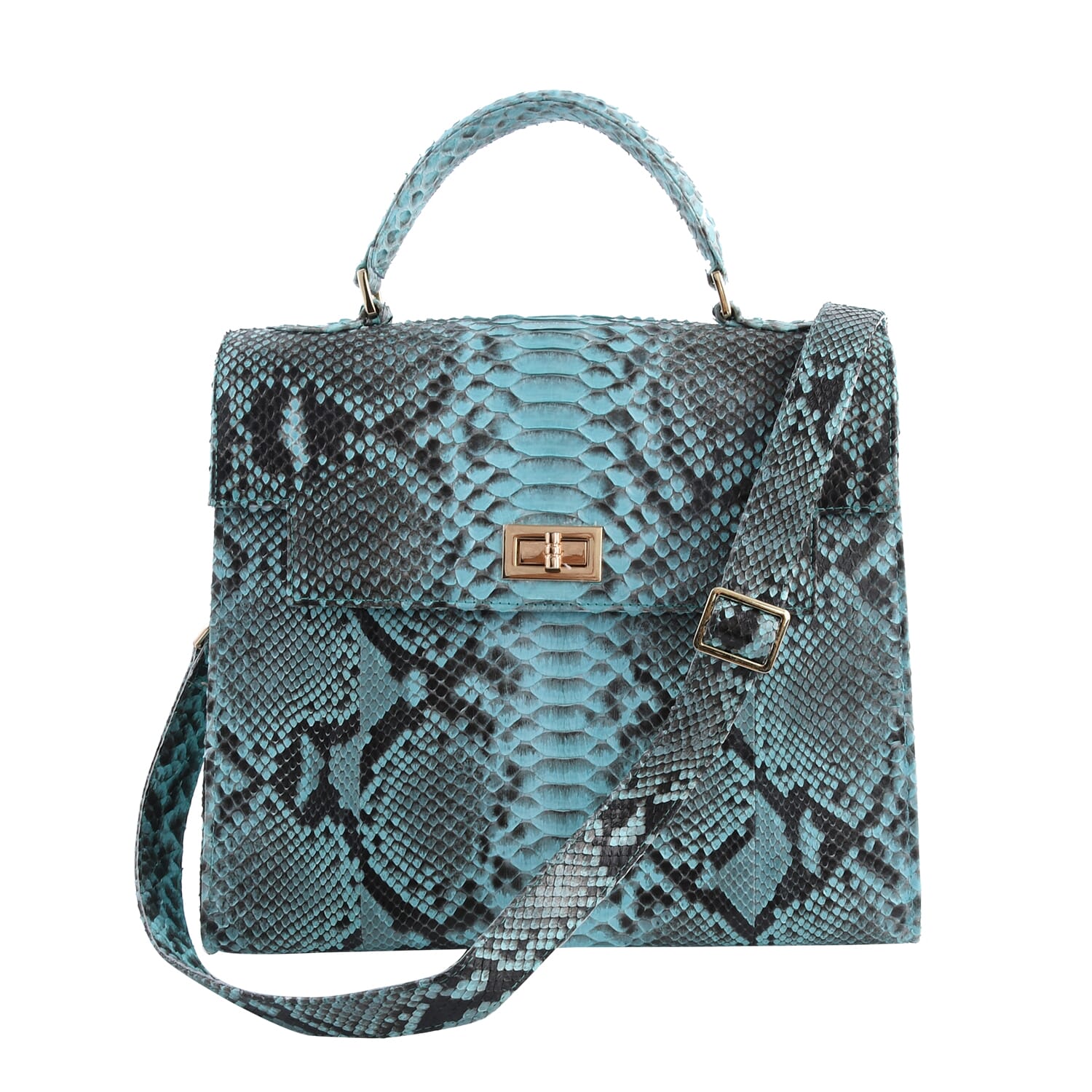 Designer best sale snakeskin bag