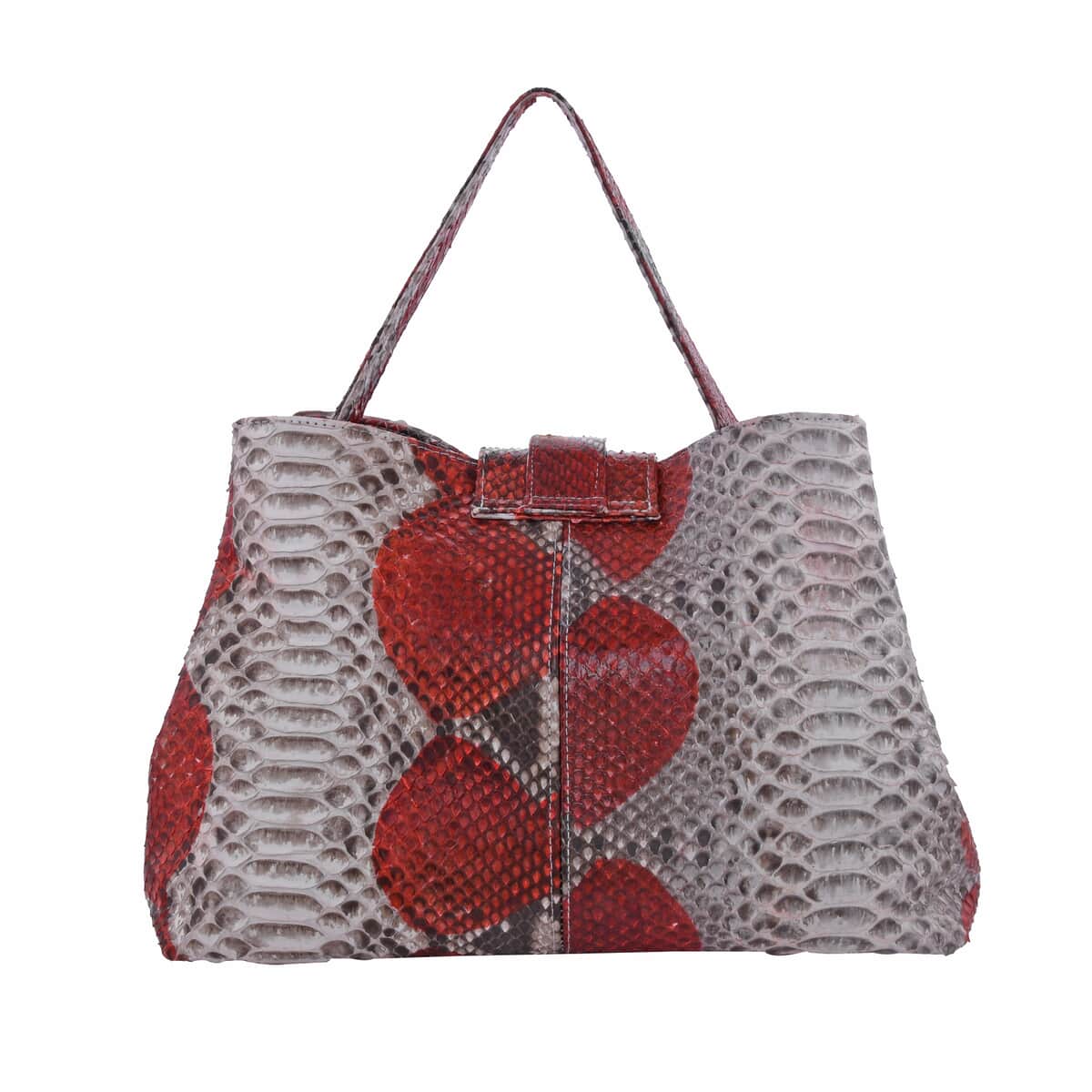 The Grand Pelle Skin Bag Collection Multi Color Color 100% Genuine Python Leather Tote Bag image number 3