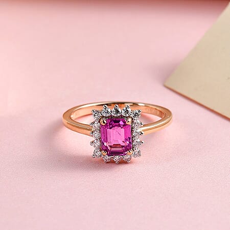 5 / Pink Sapphire / 10K Gold - Product card gallery slide 2 (10176926220601)