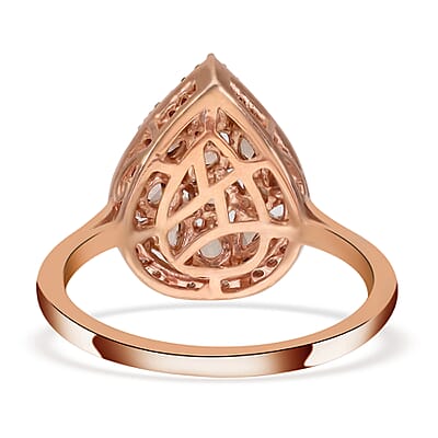 Luxoro 10K Rose Gold Natural Champagne Diamond Ring (Size 5.0) 1.00 ctw