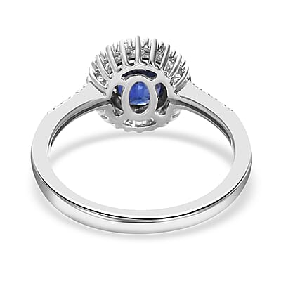 Rhapsody 950 Platinum AAAA Tanzanian Color Change Sapphire and E-F VS Diamond Ring (Size 5.0) 6.40 Grams 2.40 ctw