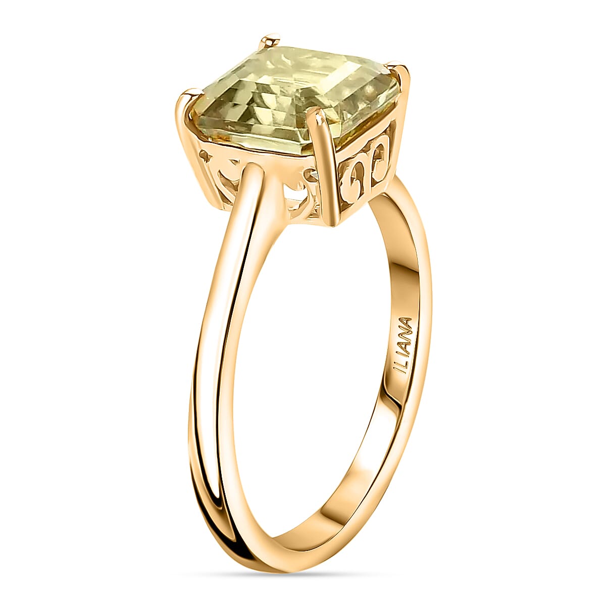 Iliana 18K Yellow Gold AAA Turkizite Solitaire Ring (Size 5.0) 2.80 Grams 3.35 ctw