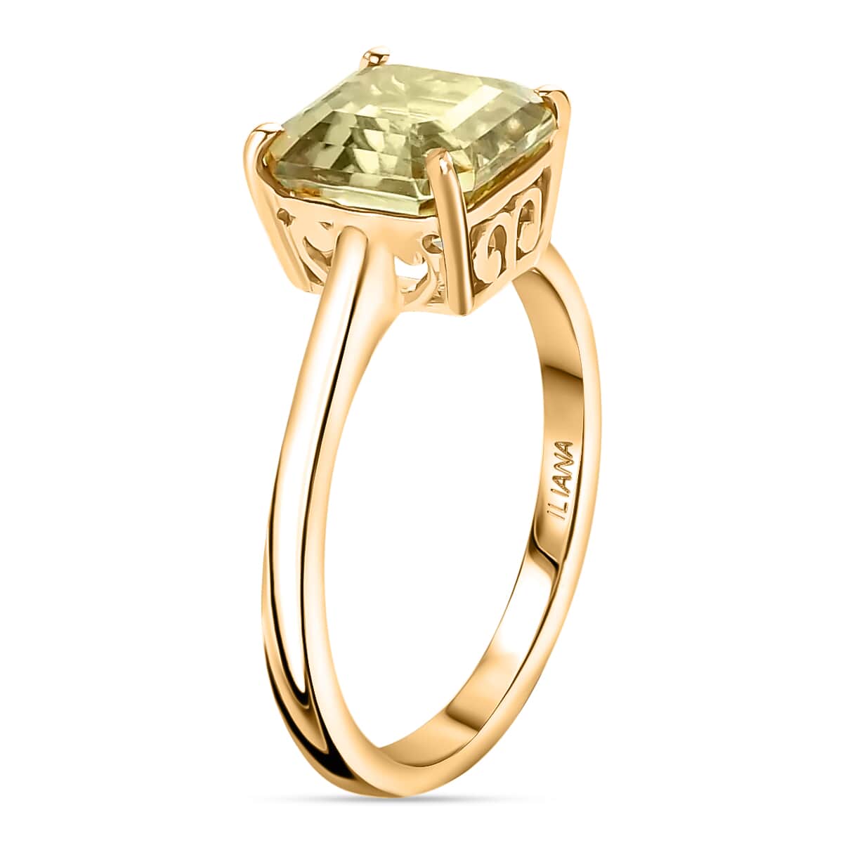 ILIANA 18K Yellow Gold AAA Turkizite Solitaire Ring (Size 10.0) 3.20 Grams 2.90 ctw image number 3