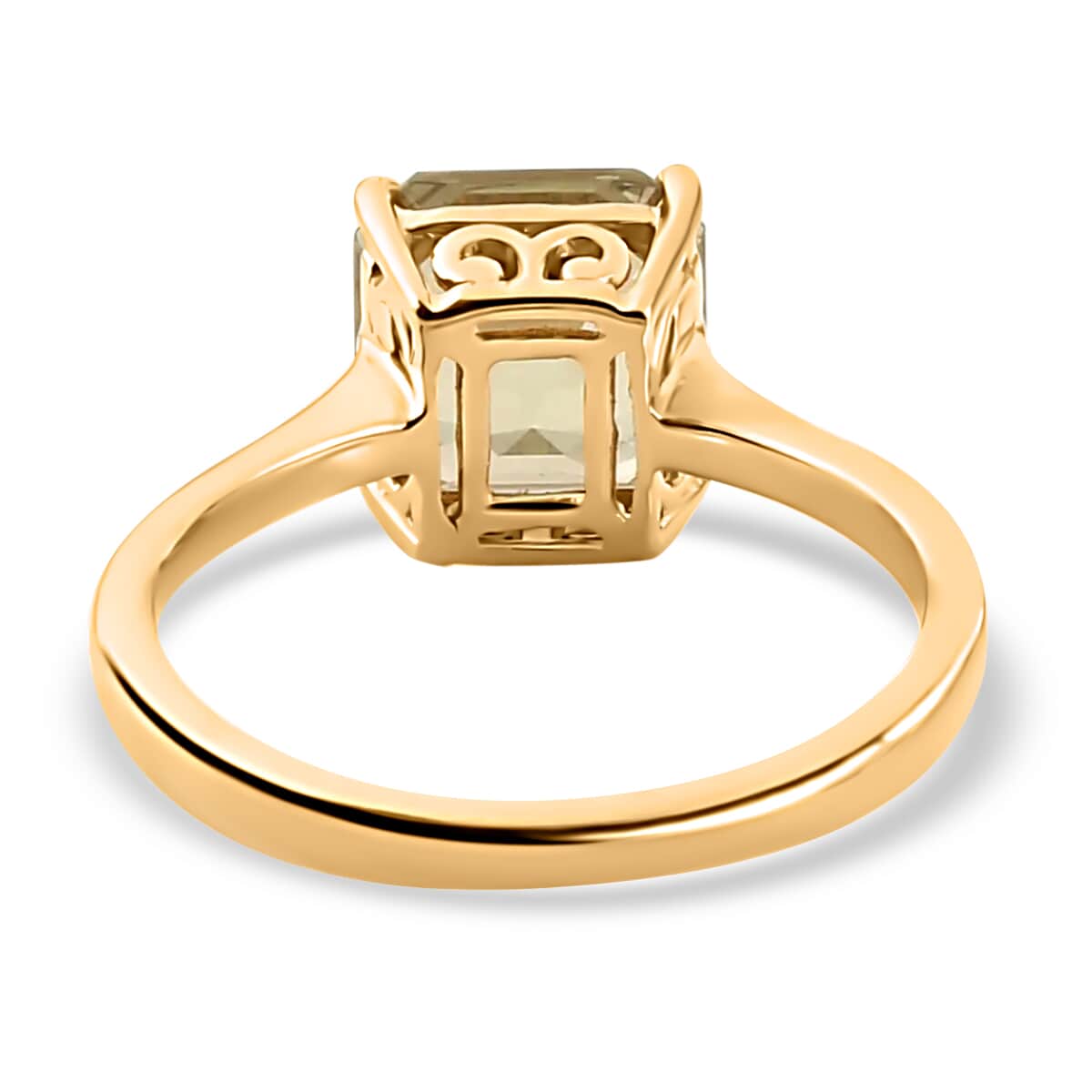 ILIANA 18K Yellow Gold AAA Turkizite Solitaire Ring (Size 10.0) 3.20 Grams 2.90 ctw image number 4