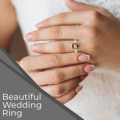 Iliana 18K Yellow Gold AAA Turkizite and G-H SI Diamond Ring, Wedding Rings For Women 4.25 Grams 4.50 ctw